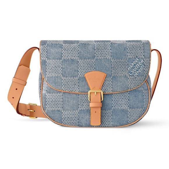 Louis Vuitton Handbags - NEW 💙🩵 Louis Vuitton Damier 3D Montsouris Messenger MM Denim - Limited Edition